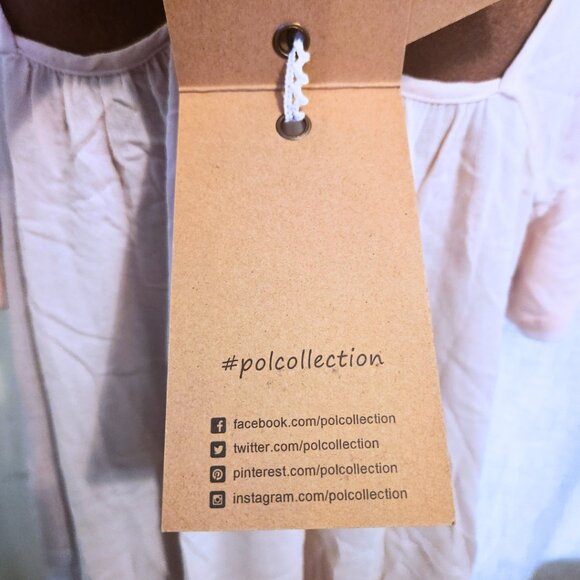 POL Cream/Soft Pink NWT Blouse with Lace Trim | Boho & Fairycore | Size S - Picture 8 of 9